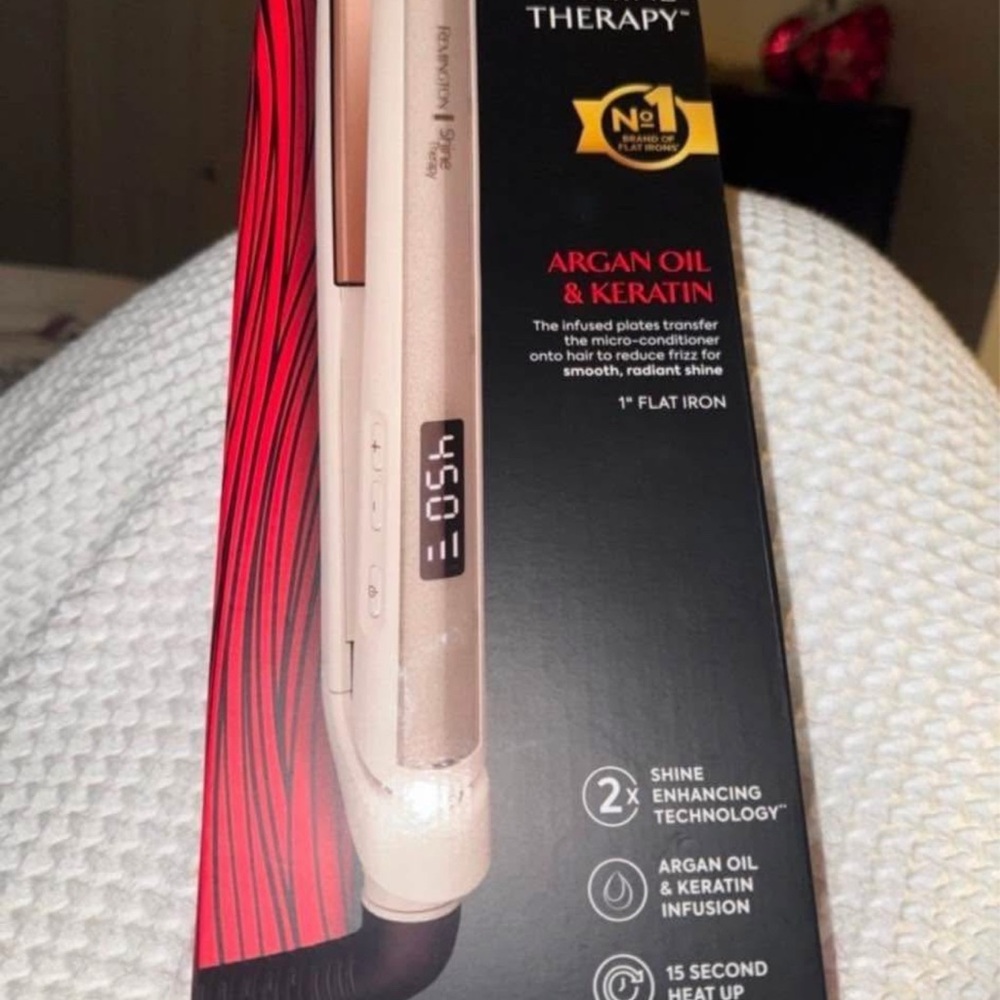 Remington Therapy Flat Iron with Digital Display